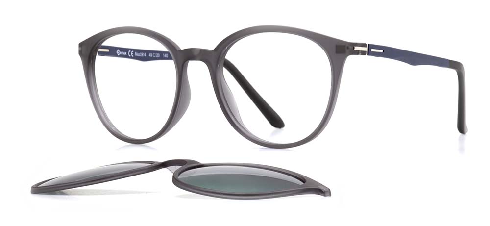 BENX Clipon Teenage Man,Woman,Unisex Oval Full-Rimmed Ultem Polarize BXTR90 914-M05120